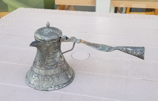 OSMANLI DÖNEMİ USTA DAMGALI BAKIR CEZVE