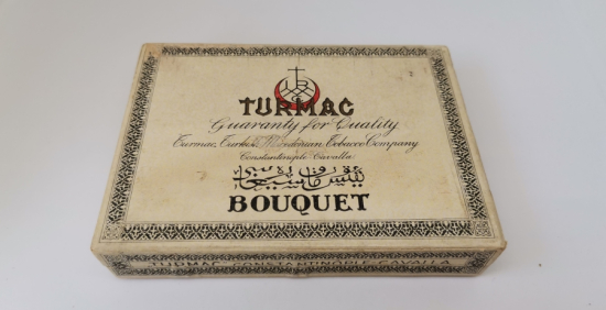 ÜZERİ OSMANLICA YAZILI TURMAC KARTON SİGARA KUTUSU