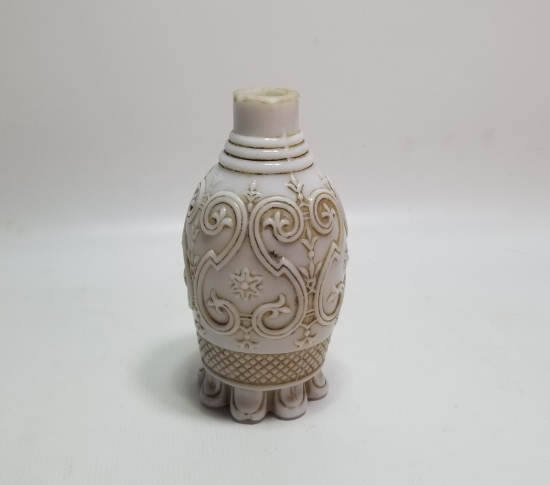 OSMANLI DÖNEMİ KABARTMA İŞÇİLİKLİ TAŞ OPALİN VAZO