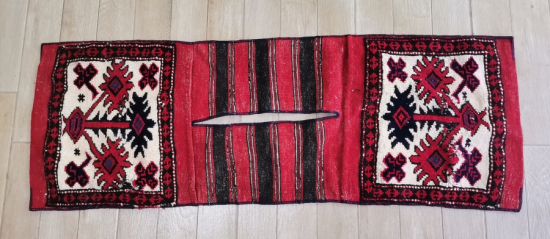 OSMANLI DÖNEMİ EL DOKUMA NADİR YAĞCI BEDİR HALI HEYBE