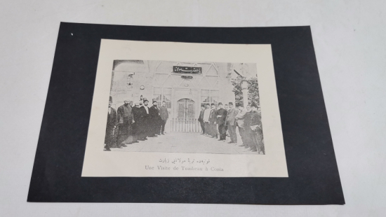 KONYA MEVLEVİHANESİ GÖRSELLİ 1.DÜNYA SAVAŞI DÖNEMİ GRAVÜR