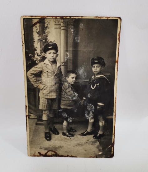 1.DÜNYA SAVAŞI DÖNEMİ FRANSIZ ASKER ÇOCUKLARI GÖRSELLİ FOTOĞRAF