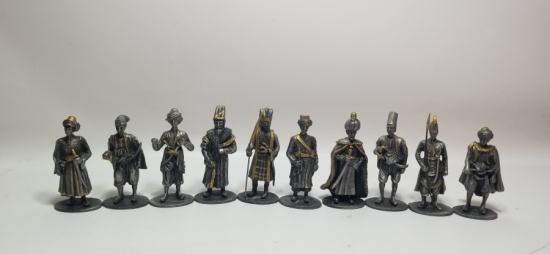 OSMANLI YENİÇERİ VE AĞALARI GÖRSELLİ DEKORATİF KURŞUN ASKERLER