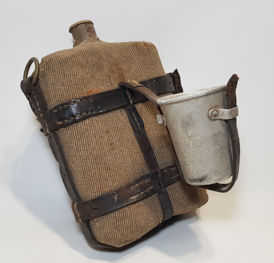 1. DÜNYA SAVAŞI BARDAKLI ASKER MATARASI