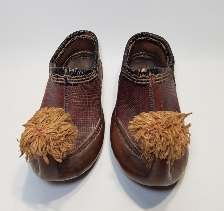 1. DÜNYA SAVAŞI - KURTULUŞ SAVAŞI DÖNEMİ PALİKARYA YUNAN ASKER AYAKKABISI - ÇOK NADİR 