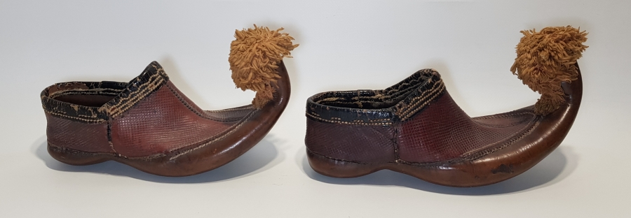 1. DÜNYA SAVAŞI - KURTULUŞ SAVAŞI DÖNEMİ PALİKARYA YUNAN ASKER AYAKKABISI - ÇOK NADİR 