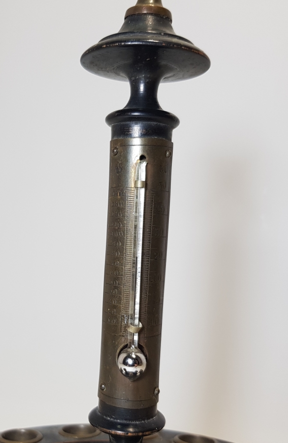 1880's NADİR FORMDA TERMOMETRELİ HOKKA TAKIMI & KALEMLİK