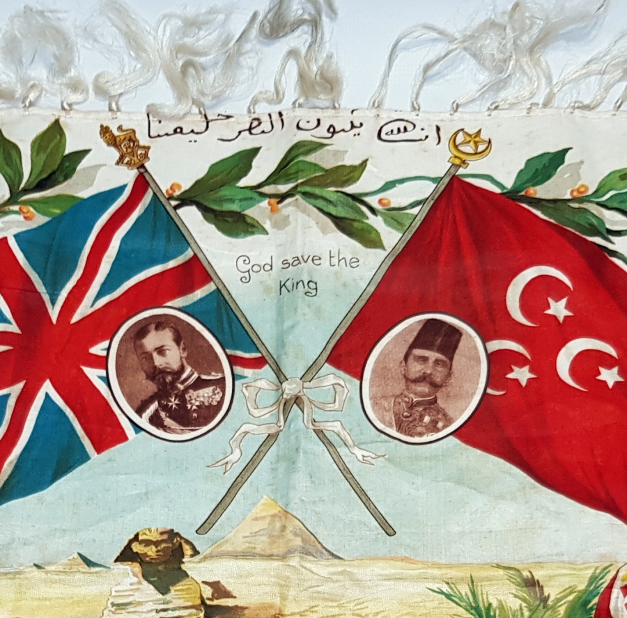 1.DÜNYA SAVAŞI İPEK İTTİFAK MENDİL 