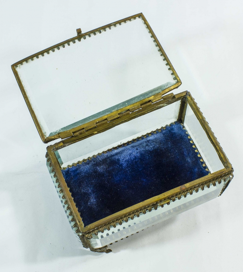 ART NOUVEAU KRİSTAL MÜCEVHER KUTUSU