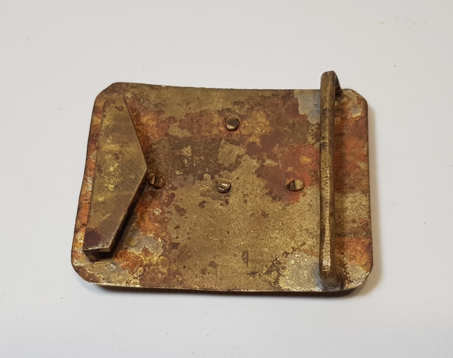 CUMHURİYET İLK DÖNEM ALTIN VERMEYLİ SUBAY KEMER TOKASI