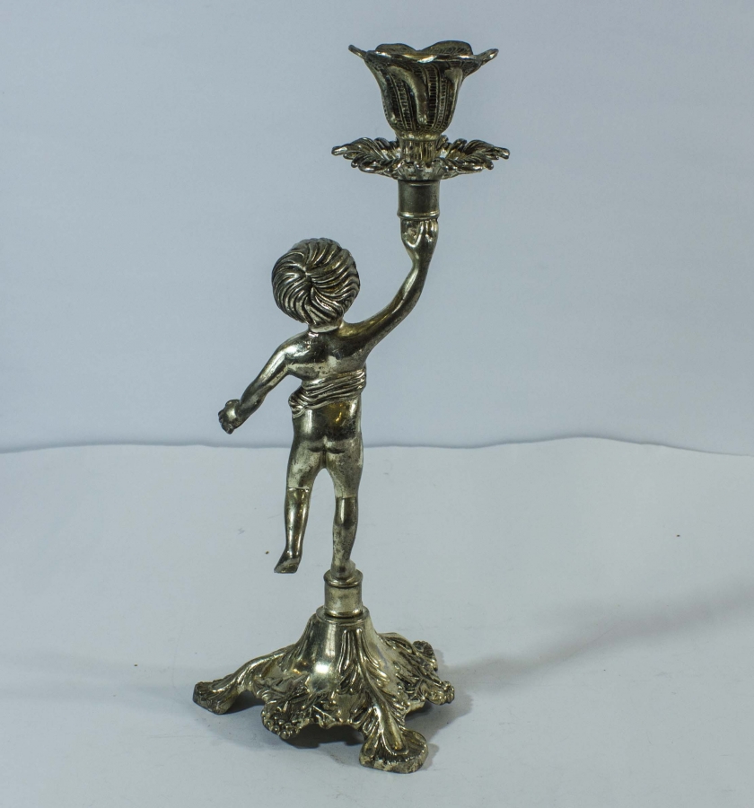 GÜMÜŞ KAPLAMA ŞAMDAN