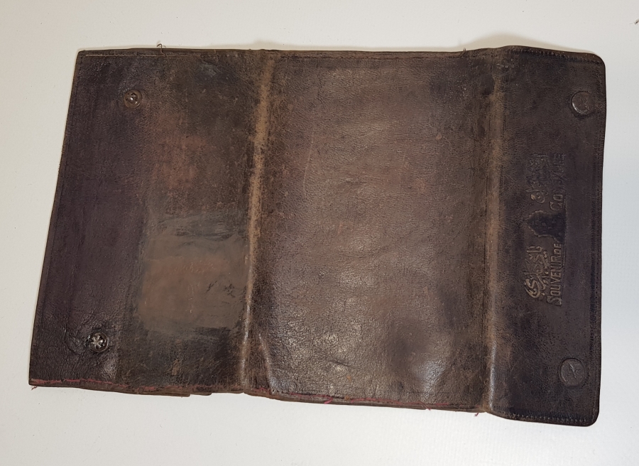 İSTANBUL YADİGARI & SOUVENIR DE CONSTANTINOPLE YAZILI DERİ CÜZDAN