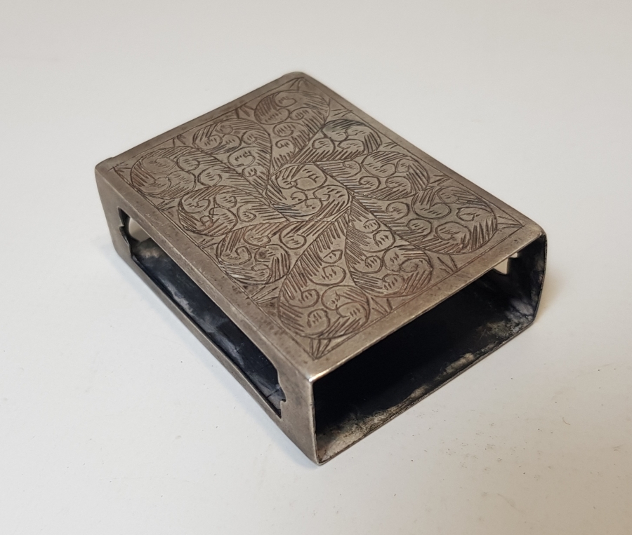 KALEM İŞÇİLİKLİ GÜMÜŞ KİBRİTLİK