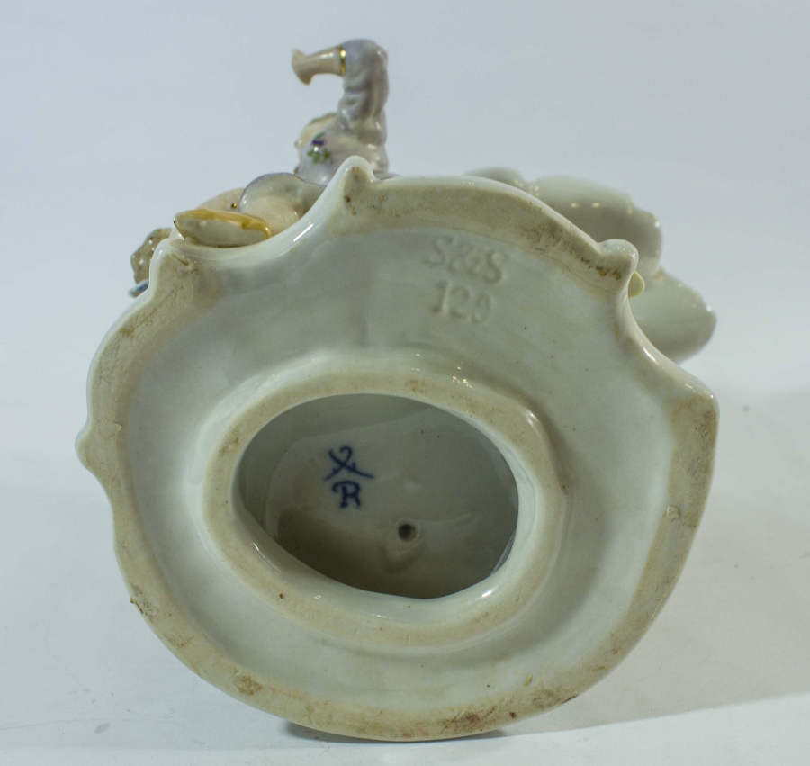 MEISSEN DAMGALI PORSELEN VAZO