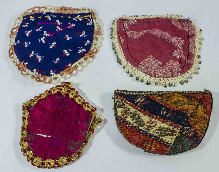 OSMANLI DÖNEMİ 4 ADET PARA KESESİ