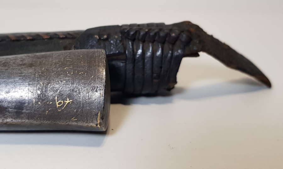 OSMANLI DÖNEMİ ALTIN ÇAKMALI KOFGARİ İŞÇİLİKLİ KADI KAMASI