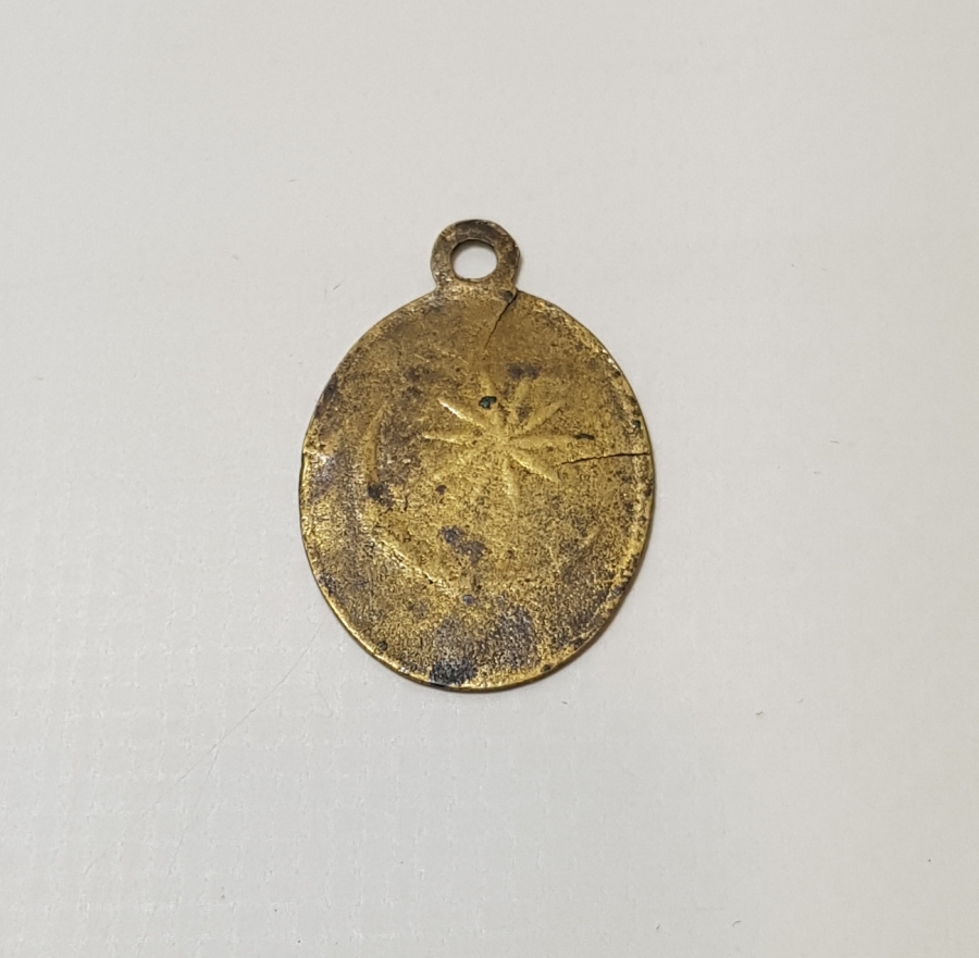 OSMANLI DÖNEMİ AY YILDIZLI KOLYE UCU