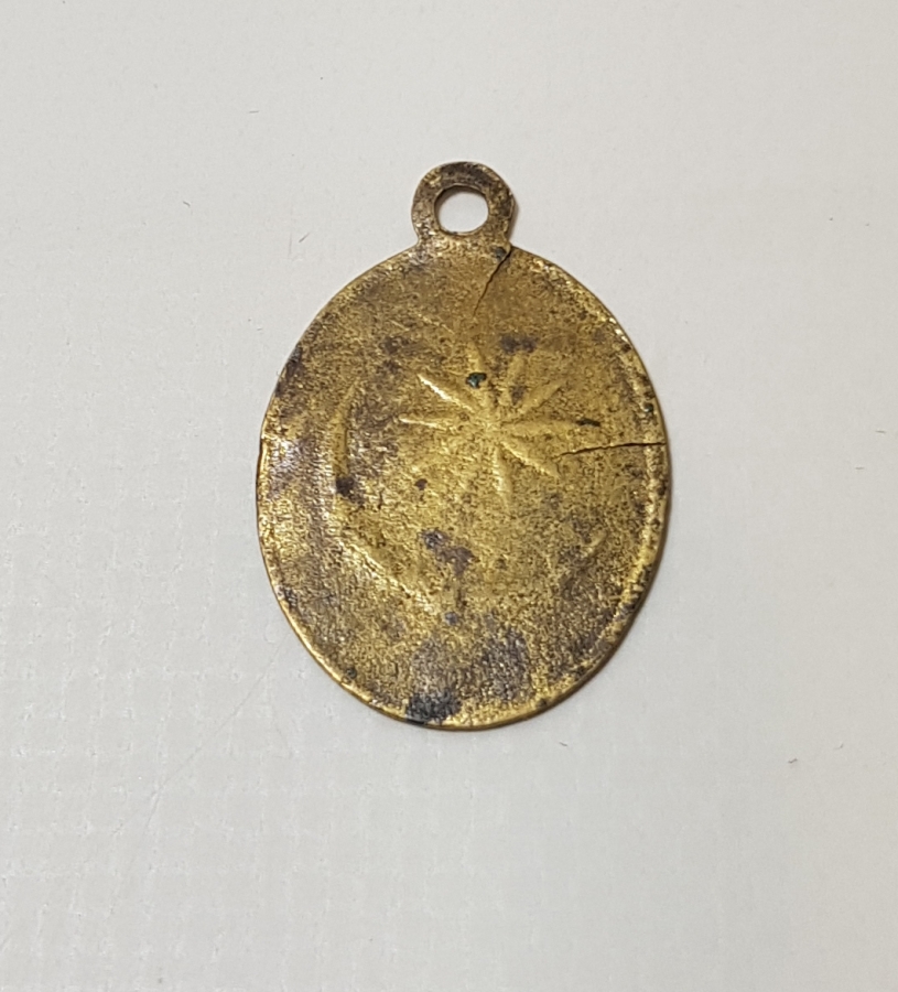 OSMANLI DÖNEMİ AY YILDIZLI KOLYE UCU