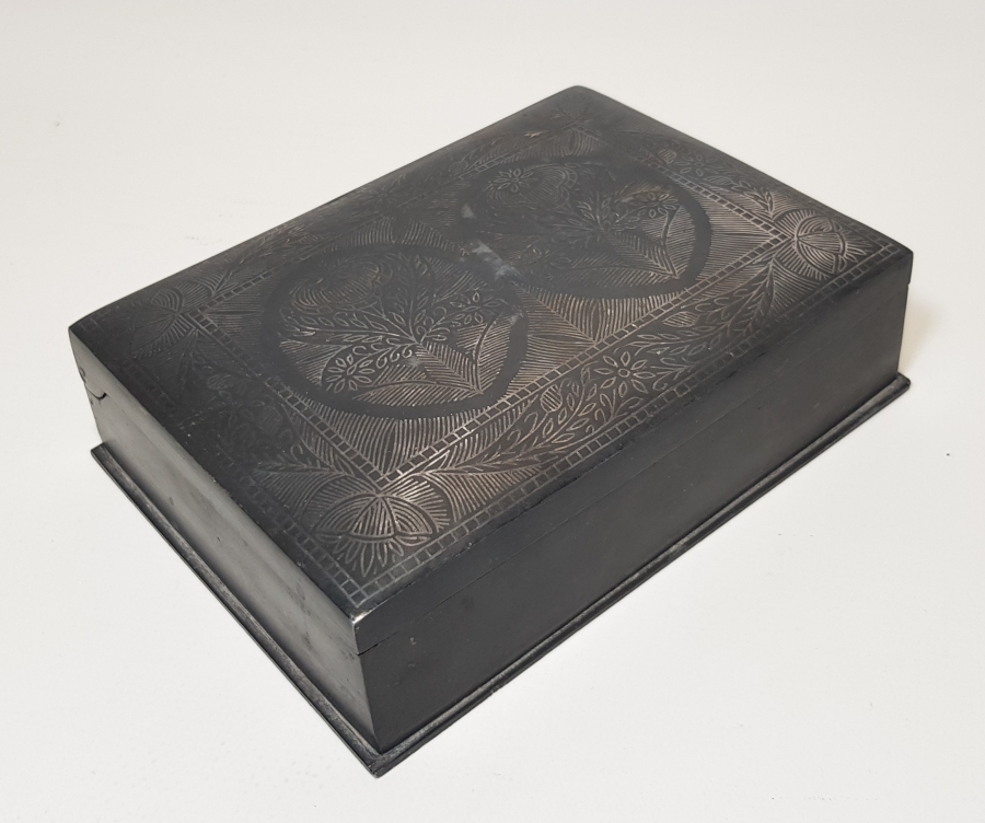 OSMANLI DÖNEMİ KOFGARİ İŞÇİLİKLİ KUTU