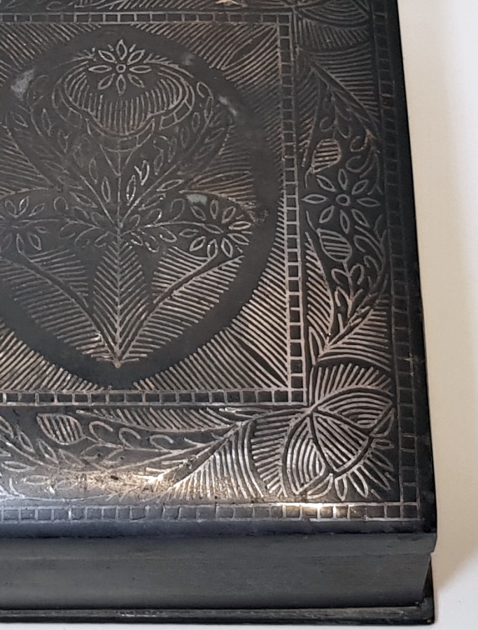 OSMANLI DÖNEMİ KOFGARİ İŞÇİLİKLİ KUTU