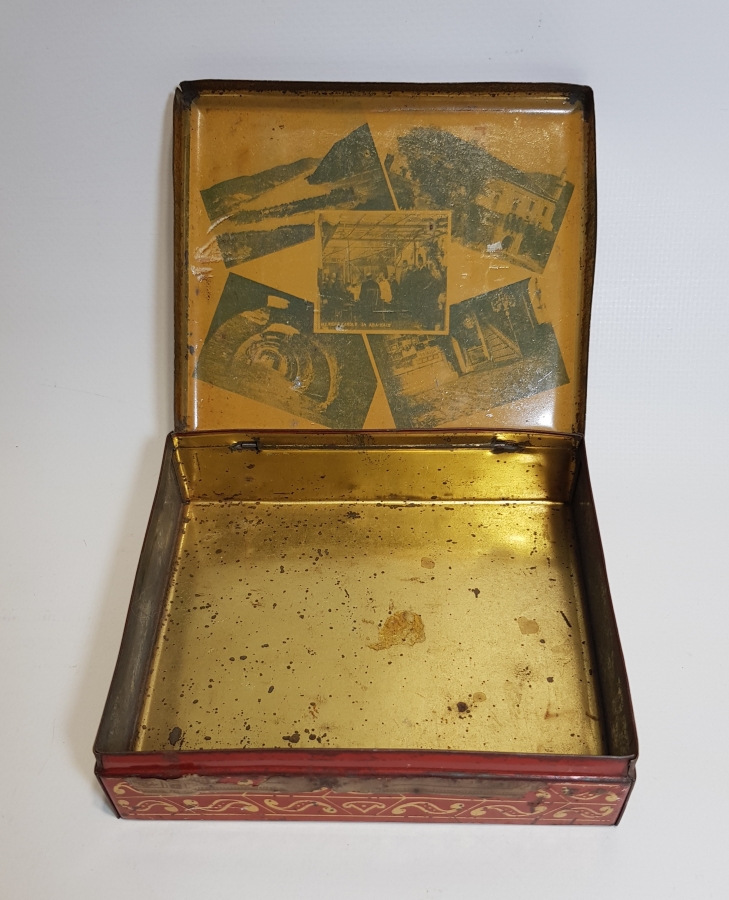 OSMANLI DÖNEMİ PEKTEMİZ MARKA ÇOK NADİR TENEKE SİGARA KUTUSU