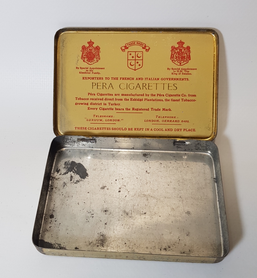 OSMANLI DÖNEMİ PERA MARKA SİGARA KUTUSU