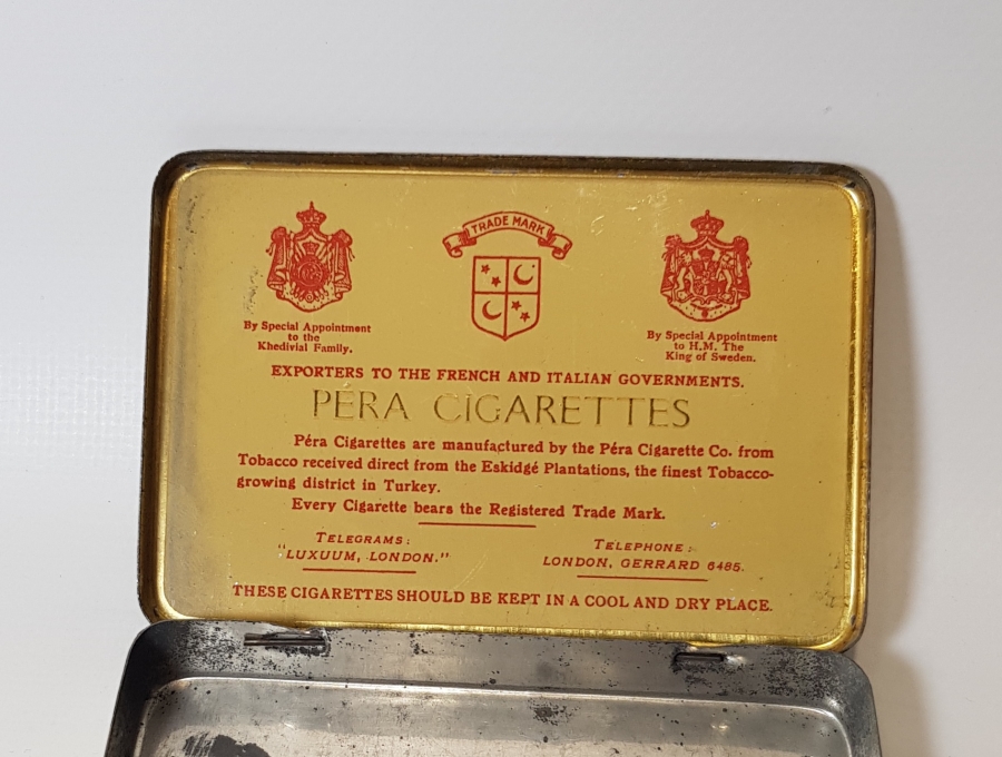 OSMANLI DÖNEMİ PERA MARKA SİGARA KUTUSU