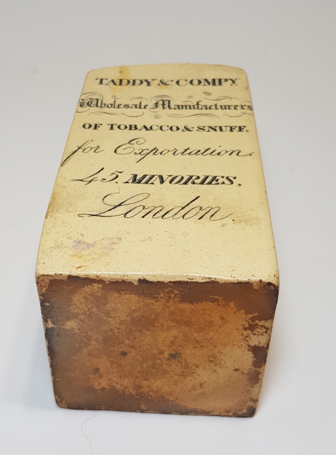 OSMANLI DÖNEMİ TADDY & COMPY ENFİYE ŞİŞESİ 