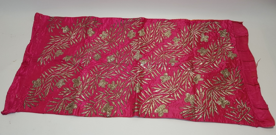 OSMANLI DÖNEMİ TEL KIRMA İŞÇİLİKLİ YASTIK