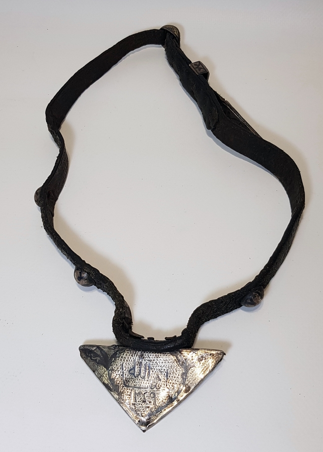 OSMANLICA YAZILI ÇERKES İŞİ GÜMÜŞ AT MUSKASI