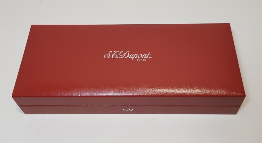 PALADYUMDAN YAPILMIŞ, DİVİT UCU 14 AYAR ALTIN ORJİNAL DUPONT DOLMA KALEM 