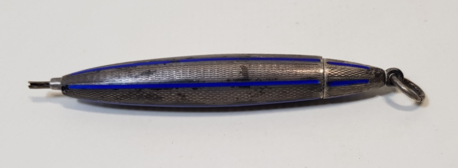 1900's MİNELİ GÜMÜŞ KURŞUN KALEM