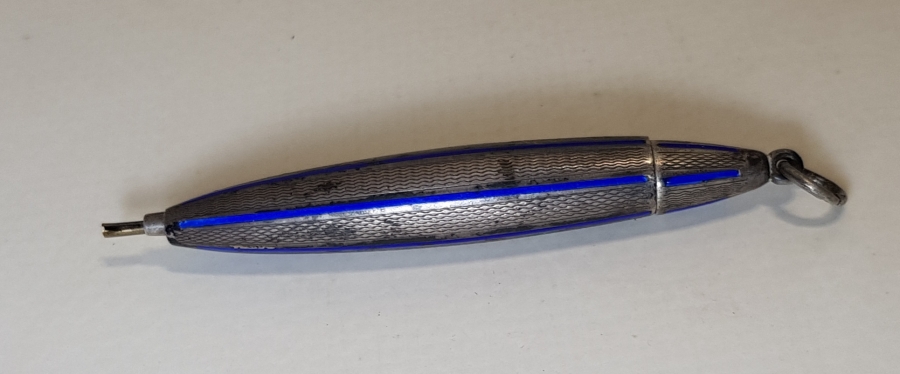 1900's MİNELİ GÜMÜŞ KURŞUN KALEM