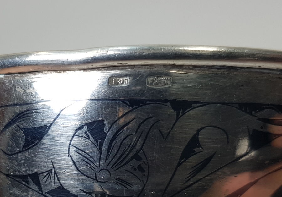 1920's RUS YAPIMI SAVATLI GÜMÜŞ TAS