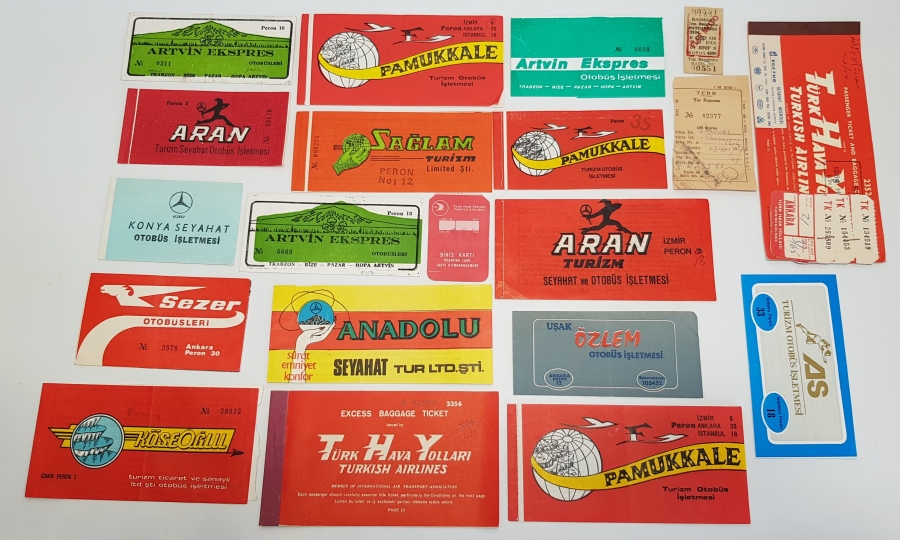 20 ADET YOLCULUK BİLETİ 
