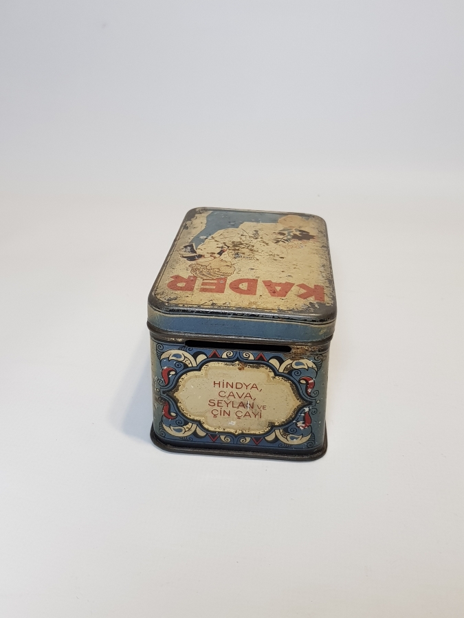 KADER ÇAYI TENEKE KUTU & KUMBARA - ÇOK NADİR 