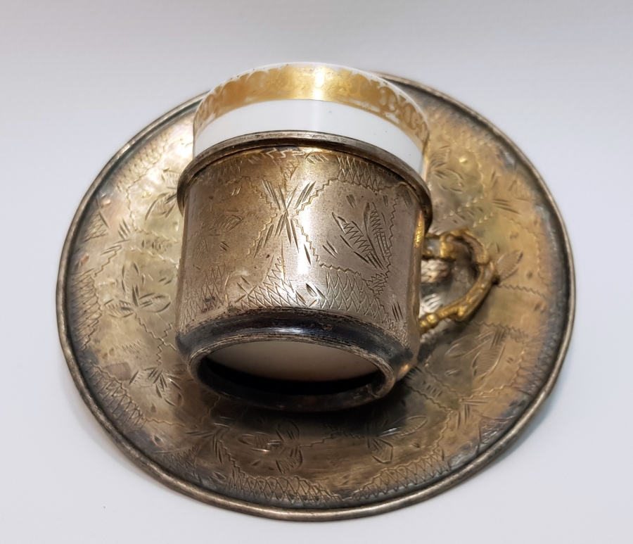 OSMANLI DÖNEMİ GÜMÜŞ FİNCAN