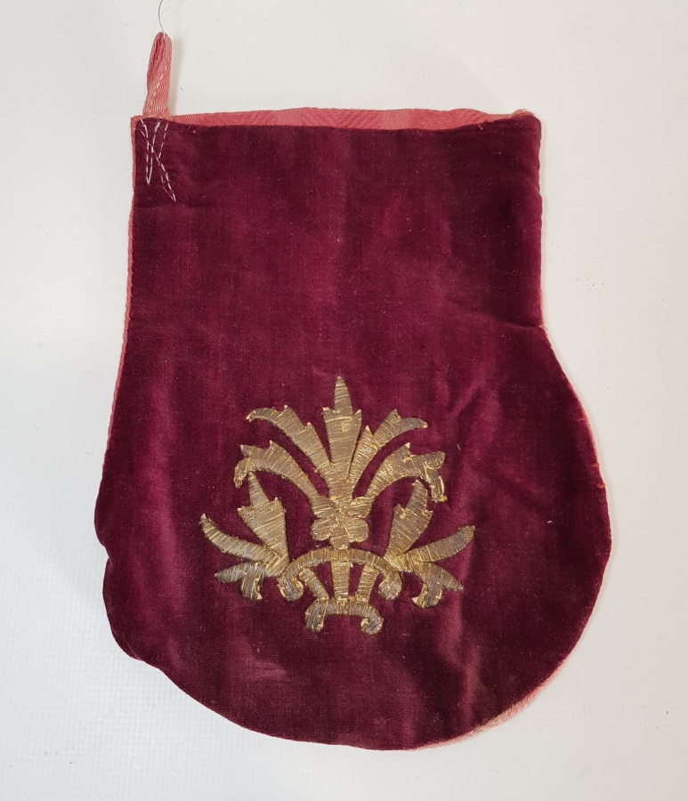 OSMANLI DÖNEMİ SIRMA İŞÇİLİKLİ KESE