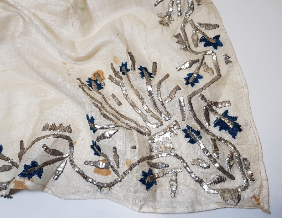 OSMANLI DÖNEMİ TELKIRMA İŞLEMELİ ÖRTÜ