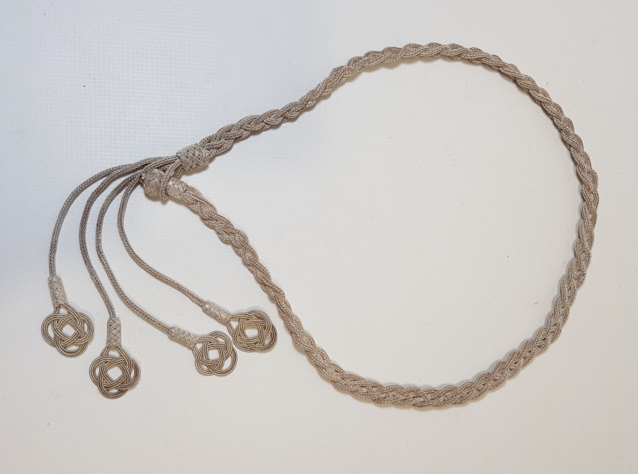 TRABZON İŞİ HASIR ÖRME GÜMÜŞ GERDANLIK