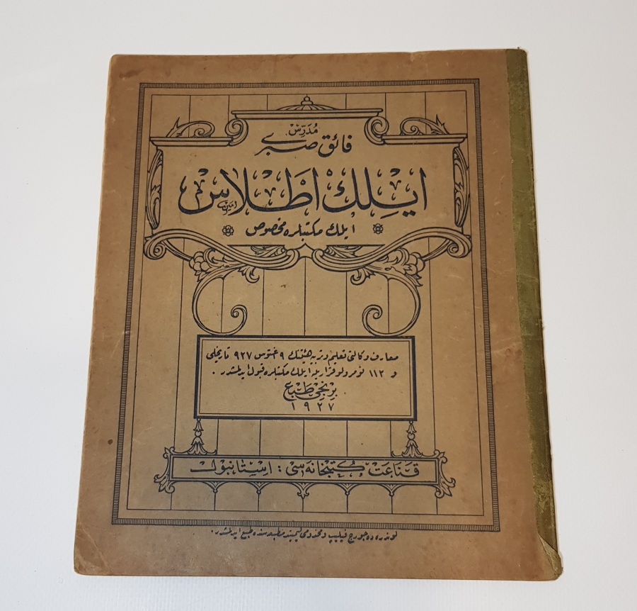 1927 TARİHLİ OSMANLICA İLK ATLAS 