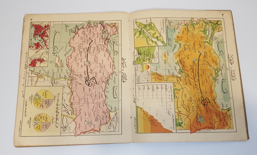 1927 TARİHLİ OSMANLICA İLK ATLAS 