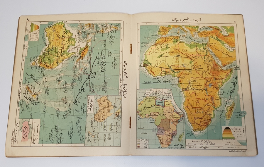 1927 TARİHLİ OSMANLICA İLK ATLAS 