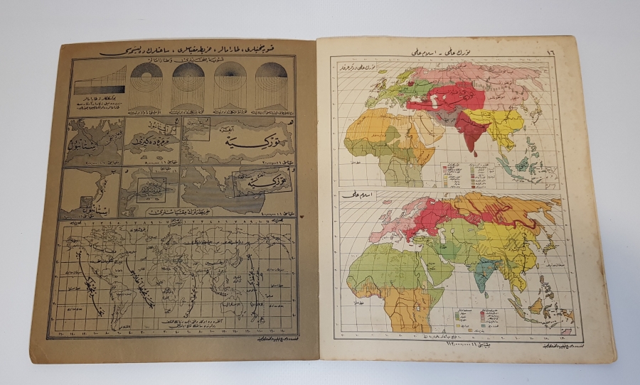 1927 TARİHLİ OSMANLICA İLK ATLAS 