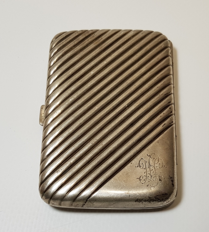 İNGİLİZ GÜMÜŞ SİGARA TABAKASI