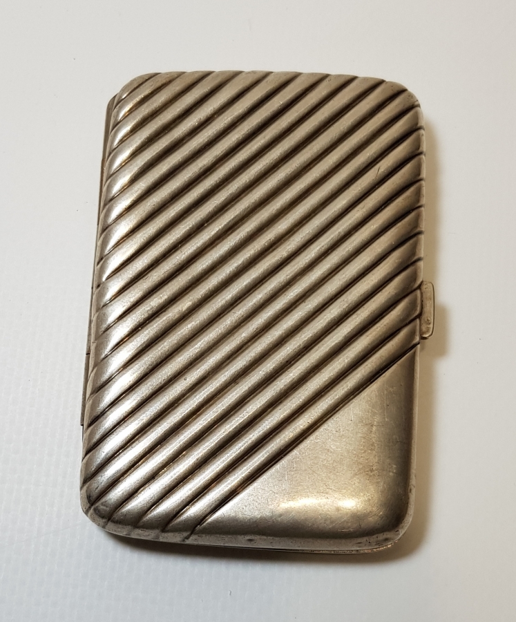 İNGİLİZ GÜMÜŞ SİGARA TABAKASI