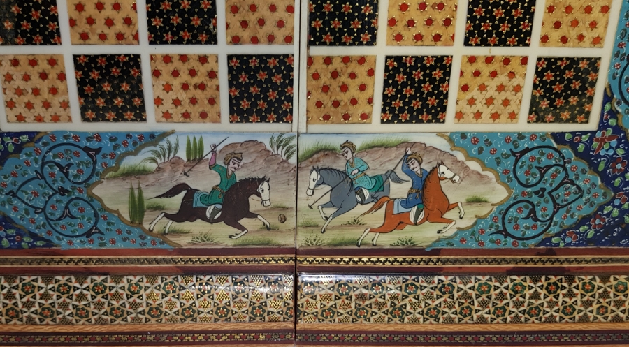 ÖZEL YAPIM MARKÜTERİ VE MİNYATÜRLÜ TAVLA