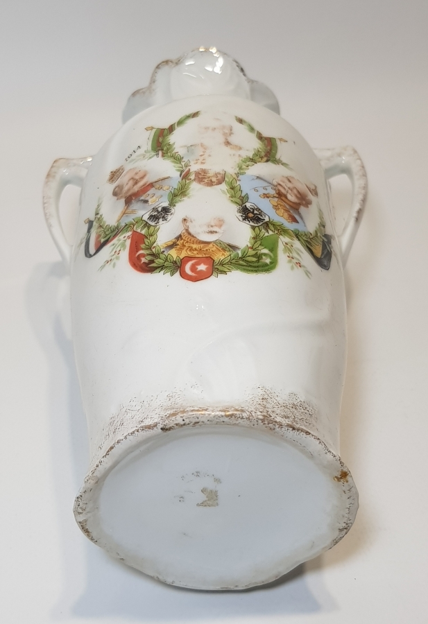 1. DÜNYA SAVAŞI DÖRTLÜ İTTİFAK PORSELEN VAZO