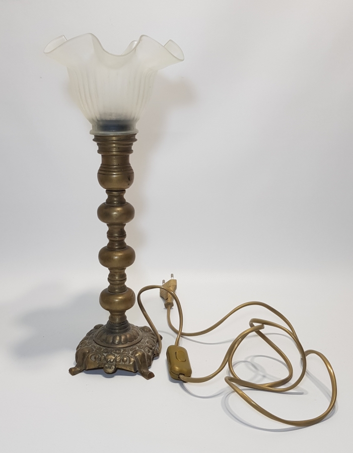 ANTİKA BRONZ GECE LAMBASI