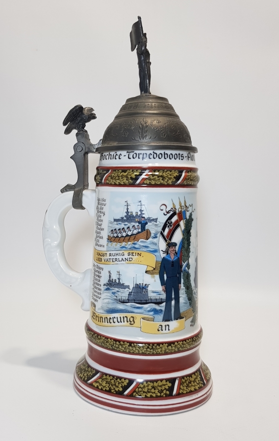 1900'LERDEN ALMAN BİRA BARDAĞI - TANKART